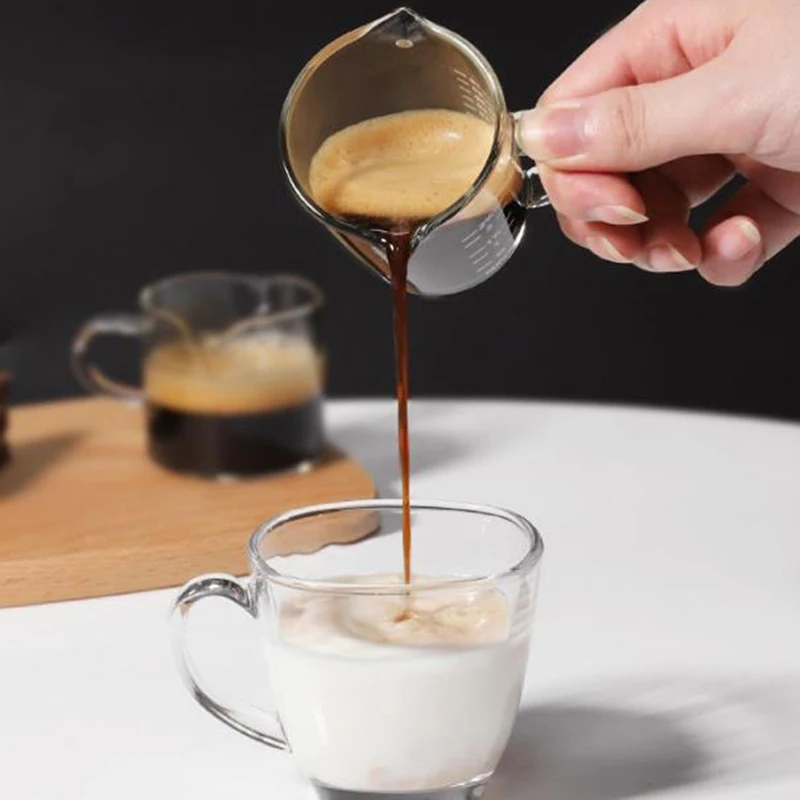 Espresso Shot Glass - Bicchiere dosatore da 70/75 ml per