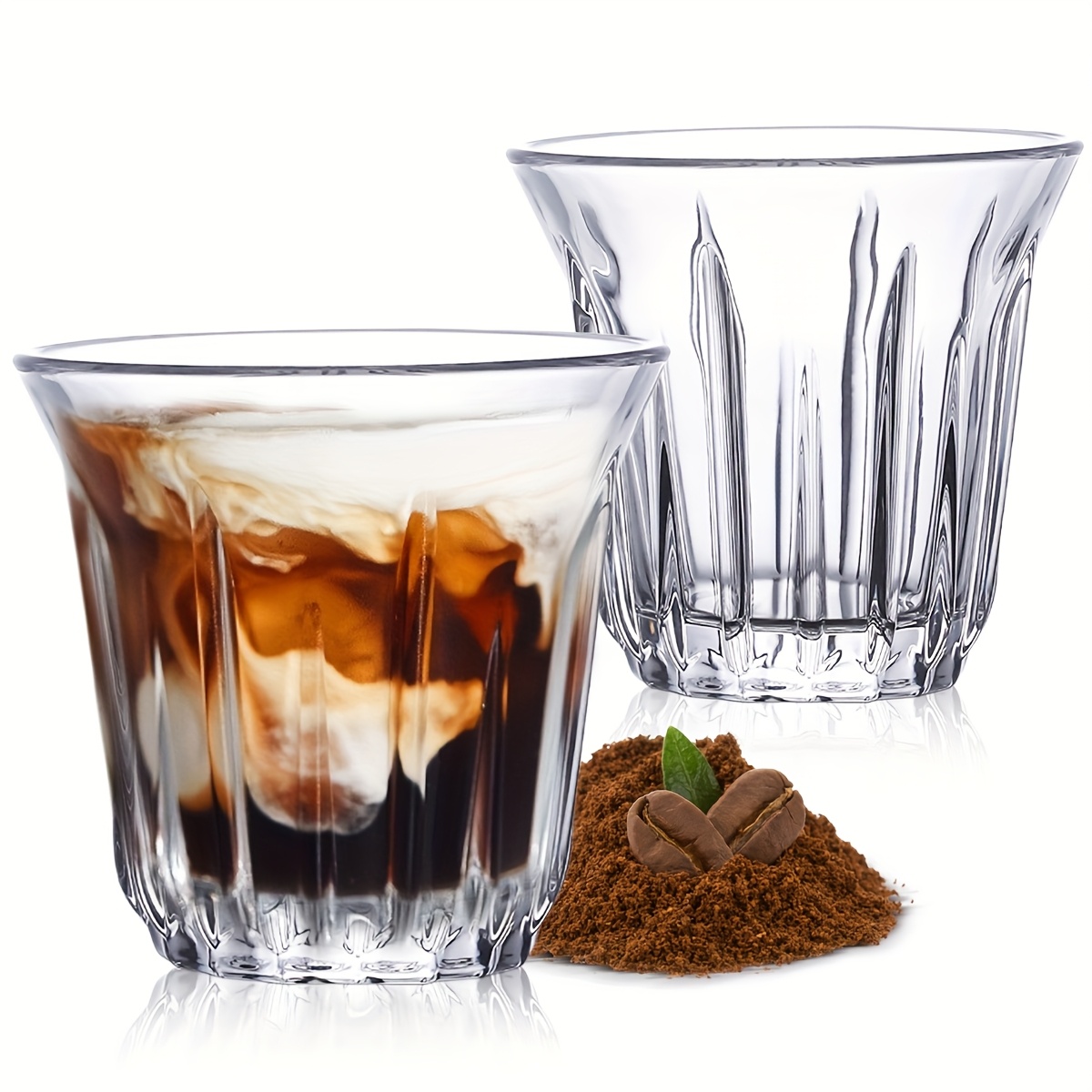 Espresso Shot Glass - Set di 2 Tazze da Espresso,