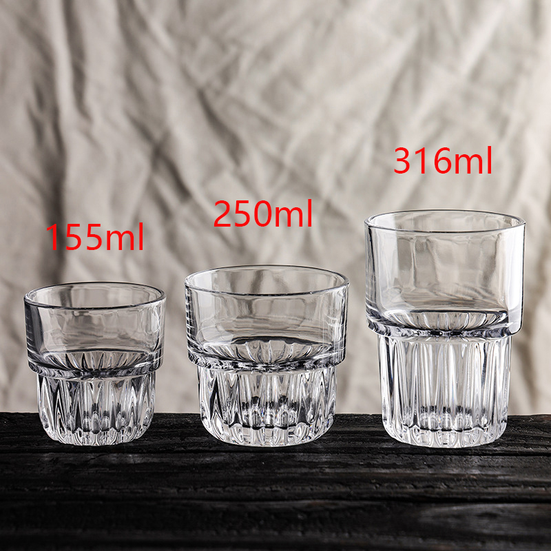 Espresso Shot Glass - 155ml/250ml/316ml tazza da caffè tazze di
