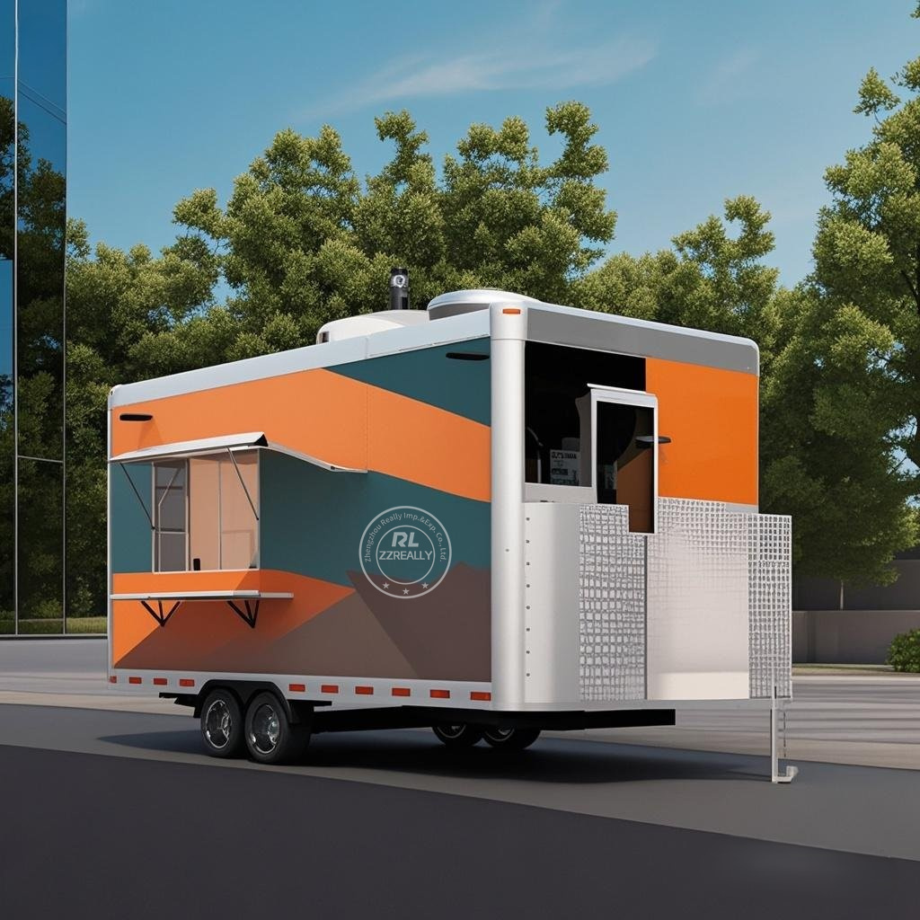 Coffee Van Equipment - Snack Fast Food Truck Cucina mobile